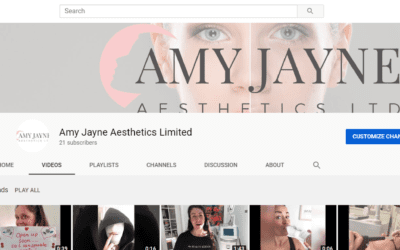 Welcome to my new You Tube Channel – ‘Amy Jayne Aesthetics Limited’